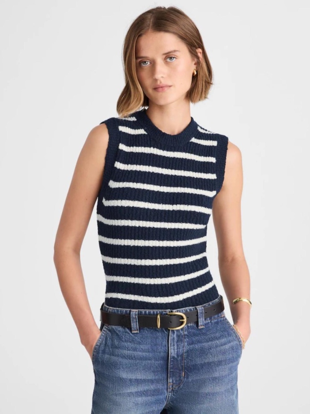 Madewell Bouclé-Knit Sweater Tank